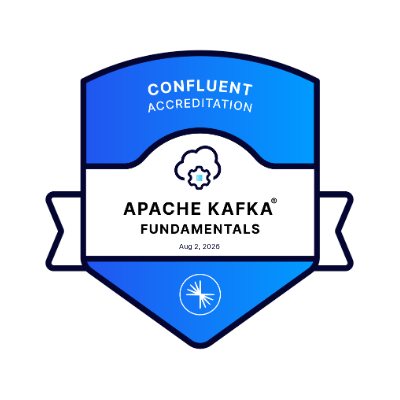 Confluent Apache Kafka Fundamentals Accreditation badge