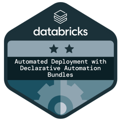 Databricks Accredited - Automated Deployment with Declarative Automation Bundles badge