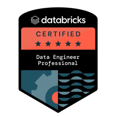 Databricks certified Data Engineer Professional badge