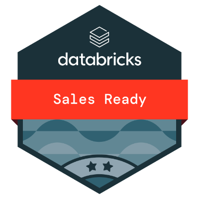 Databricks Sales Ready badge